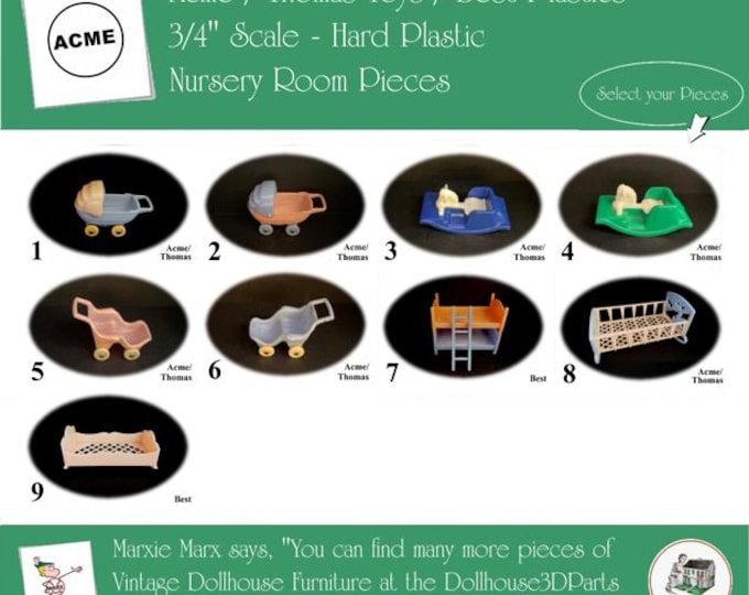 ACME/THOMAS -BEST Vintage Dollhouse Furniture