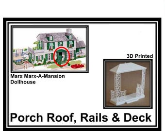 Marx Marx-A-Mansion Dollhouse:  Entryway Porch