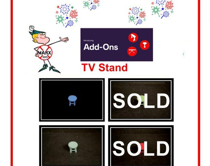 3D Printed MARX 1/2" Scale Furniture Accessory Piece - Living Room TV Stand!