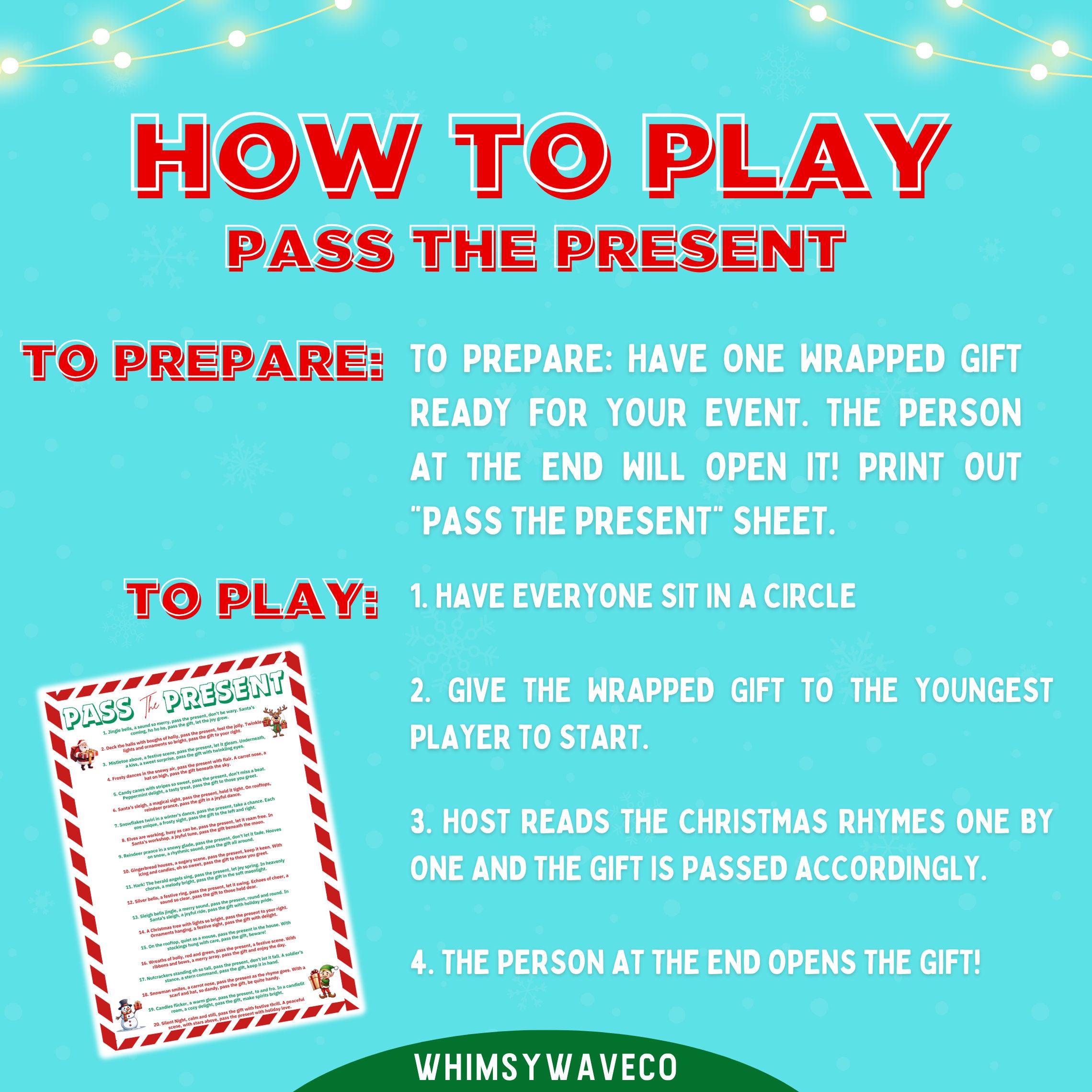 Christmas Family Games Christmas Game Printable Christmas Etsy