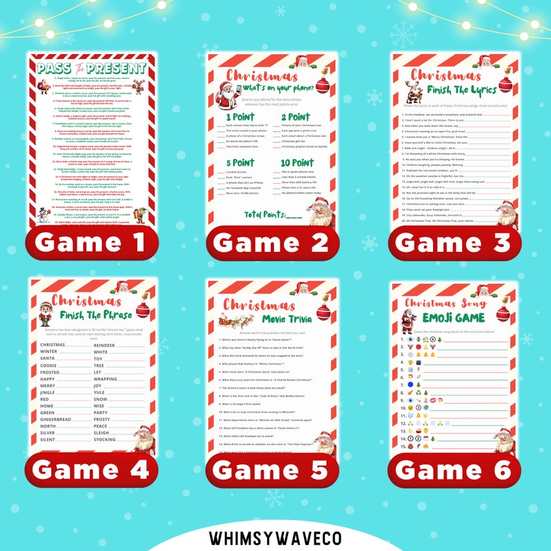 Christmas Family Games Christmas Game Printable Christmas Etsy christmas-family-games-christmas-game-printable-christmas-etsy
