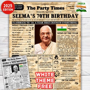 Back in 1955 India, 70. Geburtstag Zeitung Poster, 70. Geburtstag Geschenk, 1955 Geburtstag Poster vor 70 Jahren Back in 1955, indische Fakten