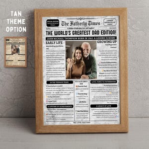 Gifts for dad , Personalized Father Birthday Gift , Custom Father&#39;s Day Gift for Dad , Best Dad Ever Gift , Gifts for him, Dad Gift Ideas
