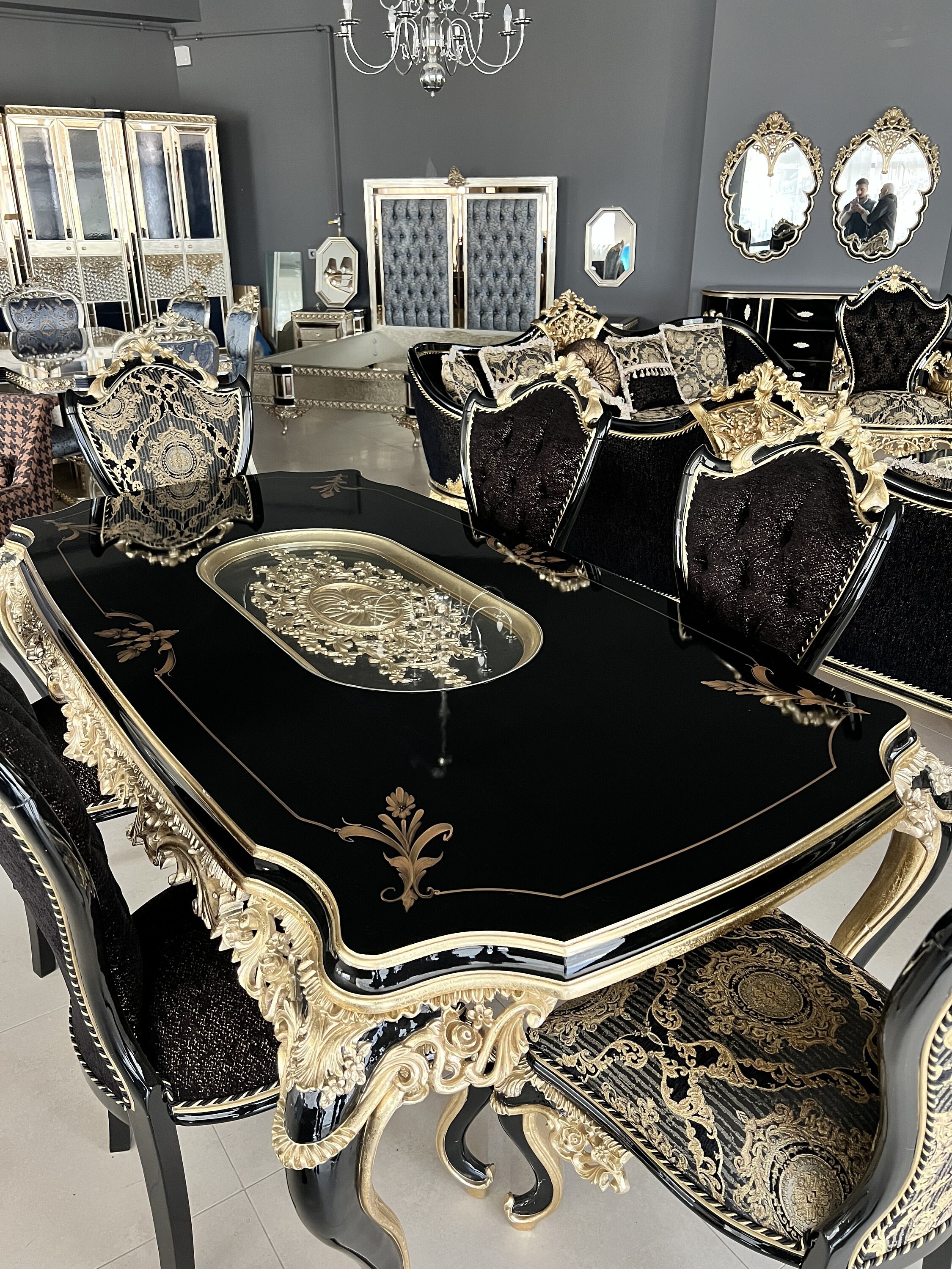 Classic Furniture Set, Handcrafted Solid Wood Furniture Set, Bedroom