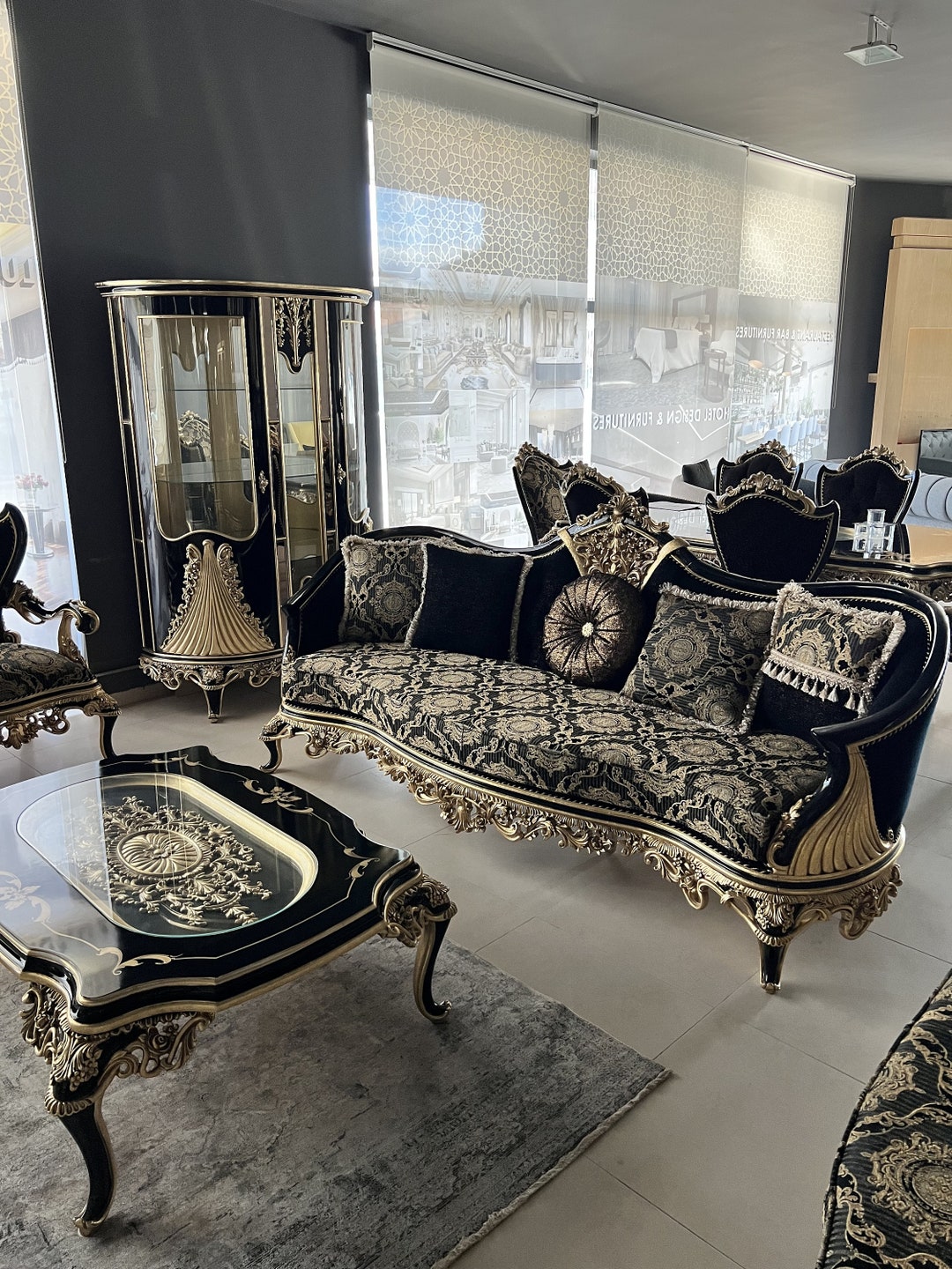 Classic Furniture Set, Handcrafted Solid Wood Furniture Set, Bedroom