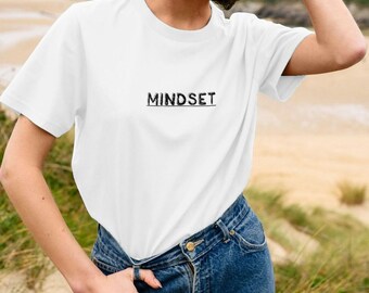 Mindset T Shirt Woman's Tee Mindfulness Wellbeing Empowering T-Shirt