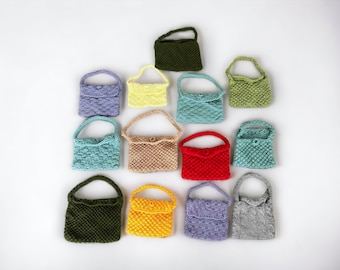 Sacs au crochet en laine fabriqués à la main - écologiques, élégants et durables