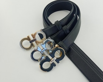 HERMES H Constance Belt Size 90 Black Brown Leather Silver HERMES H Constance Belt Size 90 Black Brown Leather Silver