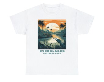 Everglades tee, Everglades Cotton Tee, Everglades t-shirt, National Park Tee, Everglades tee, Everglades Gift, Travel Gifts, Florida tee