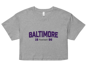 Baltimore Ravens Football Crop Tee