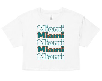 Miami Dolphins Crop Top