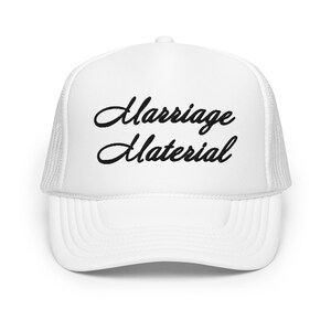 Marriage Material Trucker Hat - Black