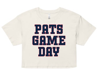 Pats Gameday Crop Top