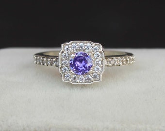 Delicate Kunzite Ring - Handmade Natural Stone Accessory