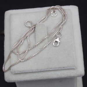 Handmade Silver Chain Necklace, Beautiful Designer Square Shape, Traditional Sterling Silver Chain Jewelry, Use for Pendant