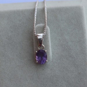 Amethyst Pendant, 925 Sterling Silver Pendant, Handmade Jewelry Pendant, Antique Pendant, Amethyst Gemstone, Purple Pendant, Gift For Mom