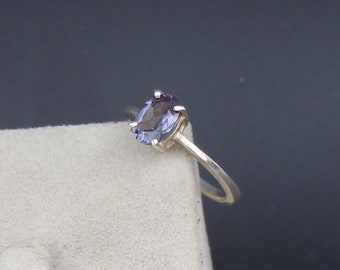 925 Sterling Silver Alexandrite Ring | June Birthstone Gemstone