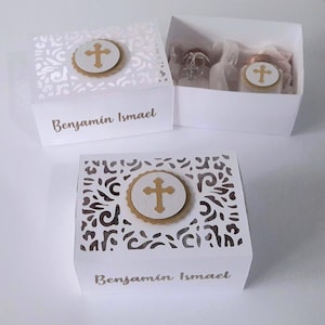 Caja decorativa | Recuerdo de boda | Recuerdo para bautizo o primera comunión | archivo de corte SVG DXF PDF