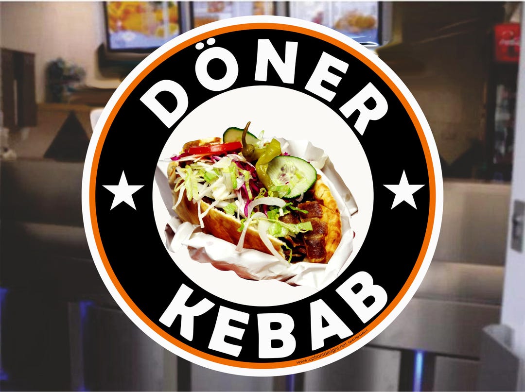 Kebab Window Doner Kebab Window Decal - Etsy