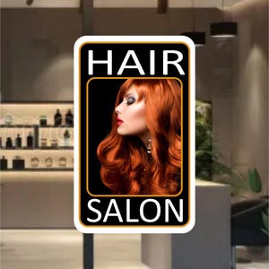 Hair Salon Window Decal