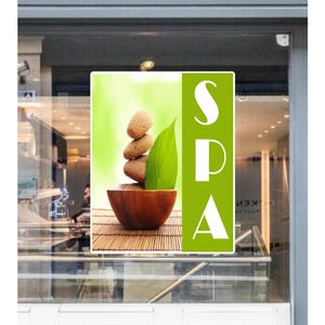 Spa-Fenster Aufkleber