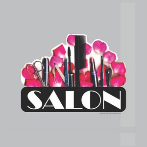 Salon Long Window or Door Decal