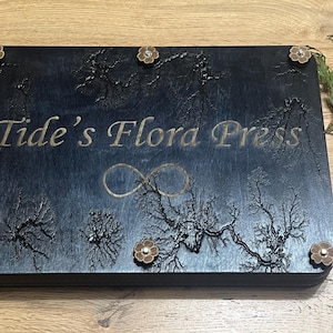 Prensa de madera para flores, prensa de bolsillo para flores, kit de prensa para secar plantas y flores, regalo de cumpleaños, regalo de último momento para mamá, herbario como pasatiempo