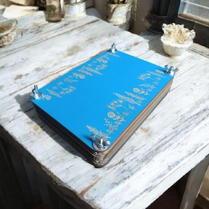 Personalized Flower Press Kit: Wooden Herbarium for Kids, Garden Keepsake