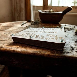 Prensa de madera para flores naturales, prensa de bolsillo para flores, kit de prensa para secar plantas y flores, regalo de cumpleaños, regalo de último minuto para mamá, afición a los herbarios.