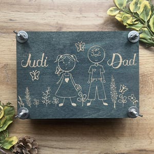 Wooden Flower Press Kit: Personalized Herbarium, Botany Gift