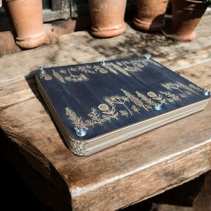 Wooden Flower Press Kit: Personalized Herbarium for Kids