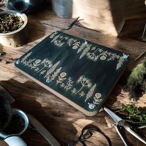 Personalisierte hölzerne Blumenpresse Kit - Klassenzimmer-Herbarium - Naturstudien-Wissenschaftskit für Kinder