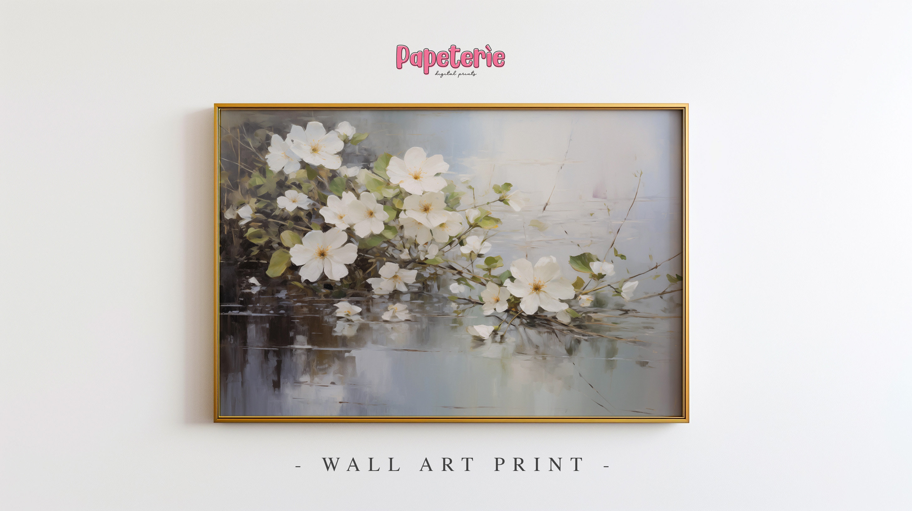 Spring Painting Wall Art Spring Decor Vintage Spring Wall Art Farmhouse Decor Easter Decor Floral Print Spring Print Digital
