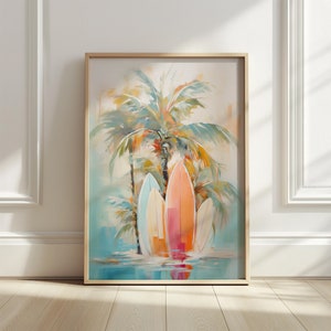 Arte minimalista de la pared costera, impresiones en la playa, carteles oceánicos de moda para decoración de la pared de la playa del dormitorio, impresiones, descarga digital