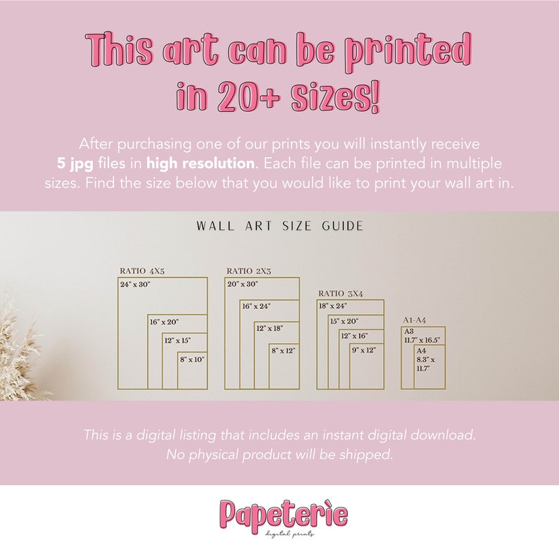 Vintage Rose Print: Gallery Wall Art, Nursery Decor (digital Download ...