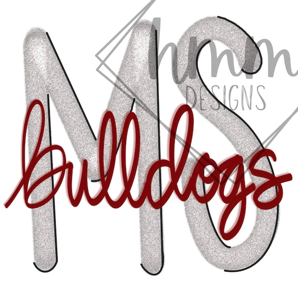 Ms State - bulldogs png