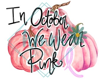 pumpkin breast cancer png