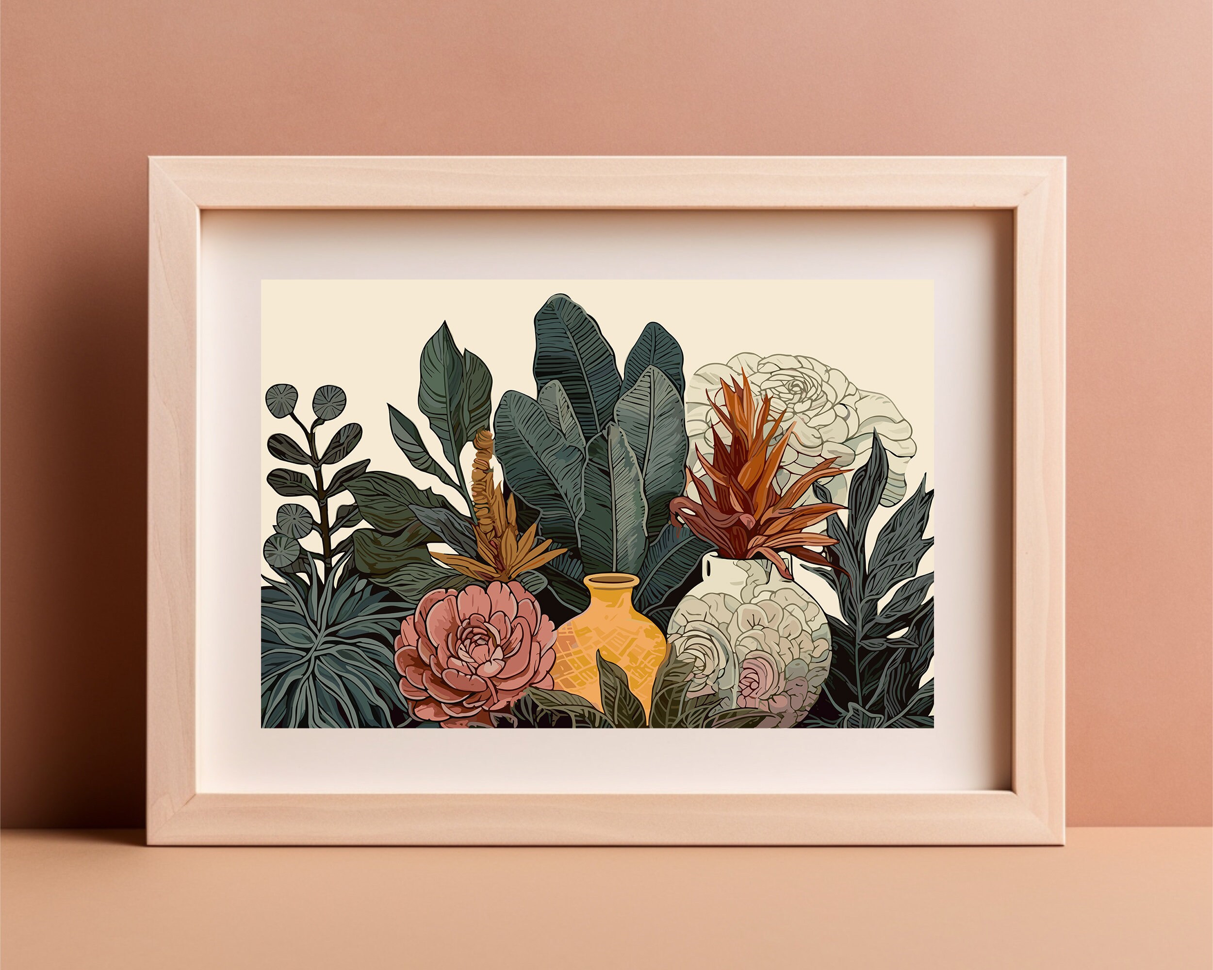 Boho Wall Art, Printable Boho Art Set, Set of 8 Prints, Free Bonus ...