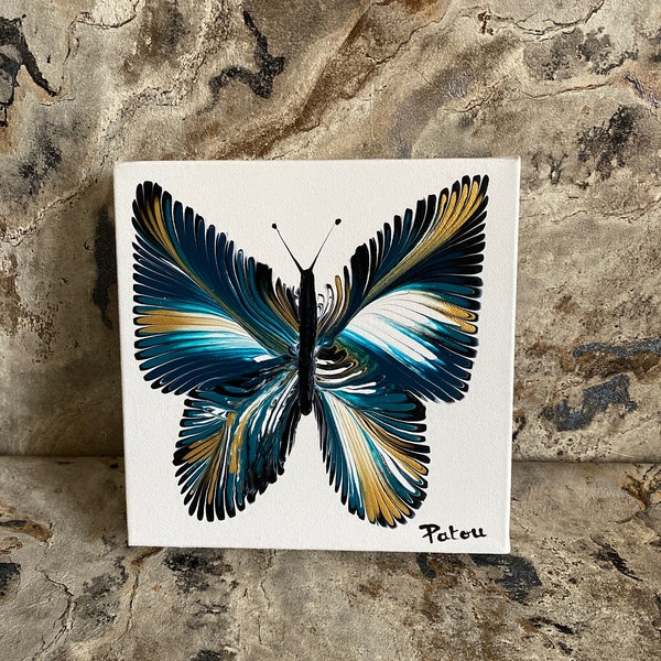 Toile 3D « le petit papillon »