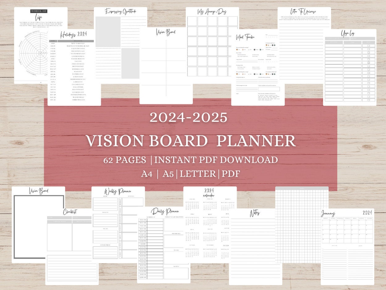 Vision Board Planner -  Sweden