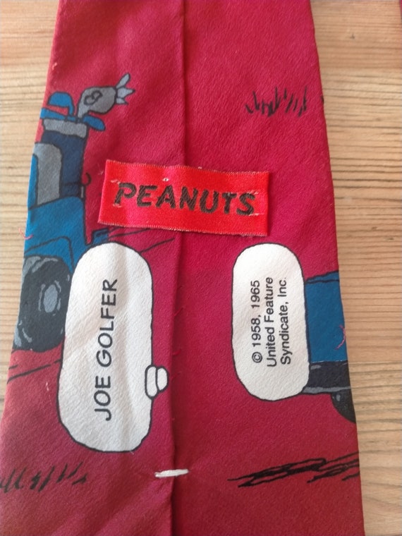 Peanuts Vintage silk tie 1980's - image 6