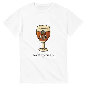 Leffe You and Walk T-shirt 100% Cotton