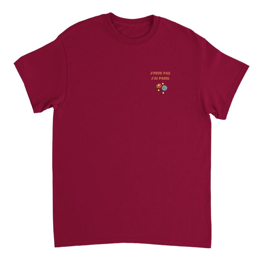 T-Shirt Je Peux Pas J'Ai Padel - Humour Padeliste Joueur De Padel, Idéal Pour Les Passionnés