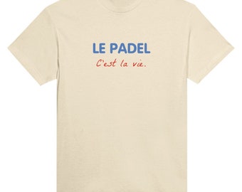 Camiseta personalizada 100% algodón Padel es vida - Padel