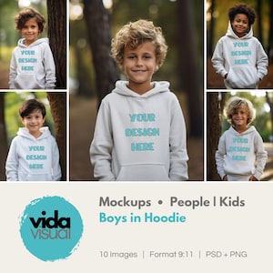 Mockup Kids Hoodie, smart object photoshop, canva, fashion, realistic mockups, PSD PNG, etsy, social media, print on demand, commercial use