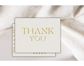 Editable thank you card | Thank you card | Business thank you card | Printable thank you card