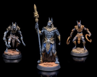 Egyptian Jackal Warrior 3 Miniature Bundle