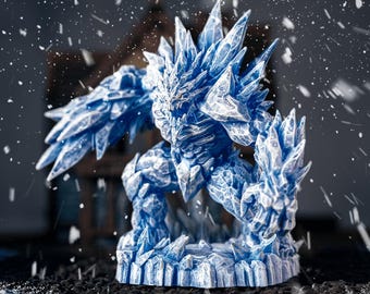 Ice Golem Resin Miniature 32mm or 75mm scale Unpainted
