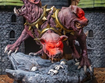 Cerberus 3 Headed Hound Miniature 35mm Scale