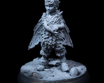 Fae Female Child Miniature 35mm or 75mm